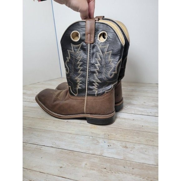 SMOKY MOUNTAIN BOOTS Blaze‎ Western Boots, Color: Brown/Black Size 7 - Picture 4 of 10